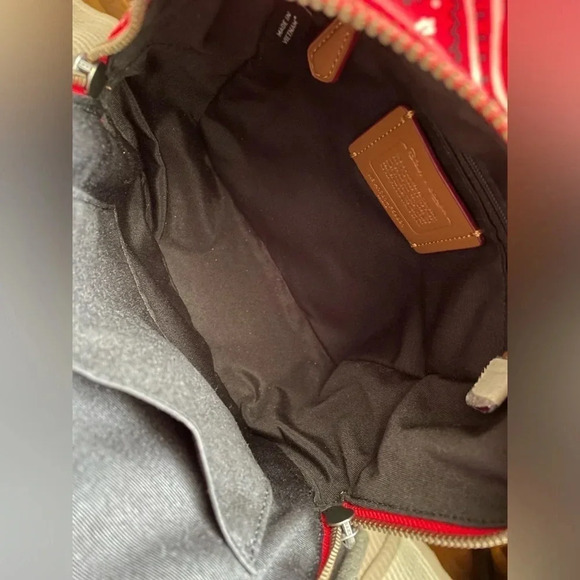 LIMITED EDITION COACH DISNEY X MICKEY NYLON BANDANA MINI CHARLIE BACKPACK - Picture 2 of 13